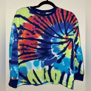 Children’s Place Big Girls Tie Dye Long Sleeved Sweater